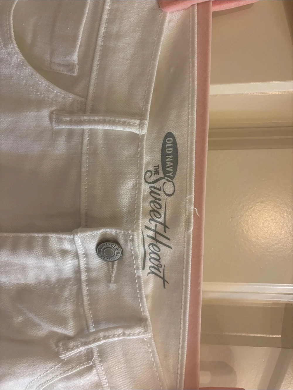 Old Navy White Denim Shorts